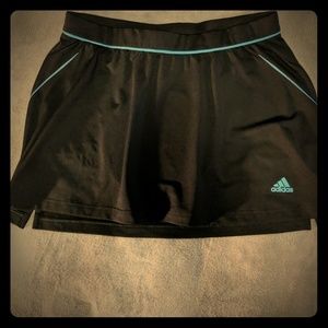 Adidas Black Tennis Skirt with Built in Shorts